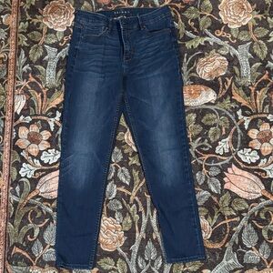White House Black Market WHBM Dark Blue Skinny Jeans